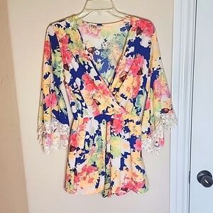 Cute floral romper